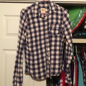 Flannel button up long sleeve